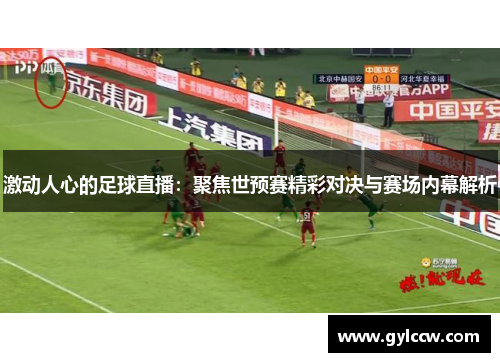 激动人心的足球直播：聚焦世预赛精彩对决与赛场内幕解析